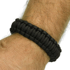 Brățară Paracord iron buckle 9 inch Negru BCB - Esențial în Urgențe