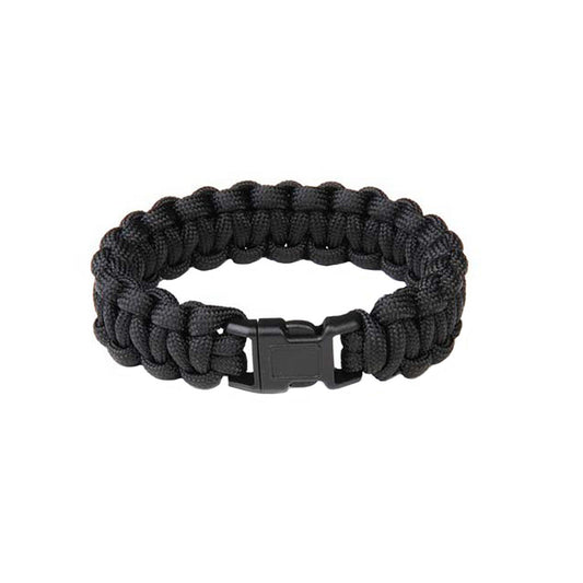 Brățară Paracord K2015 8 inch Negru - Gata de Acțiune. Rapid și Fiabil.