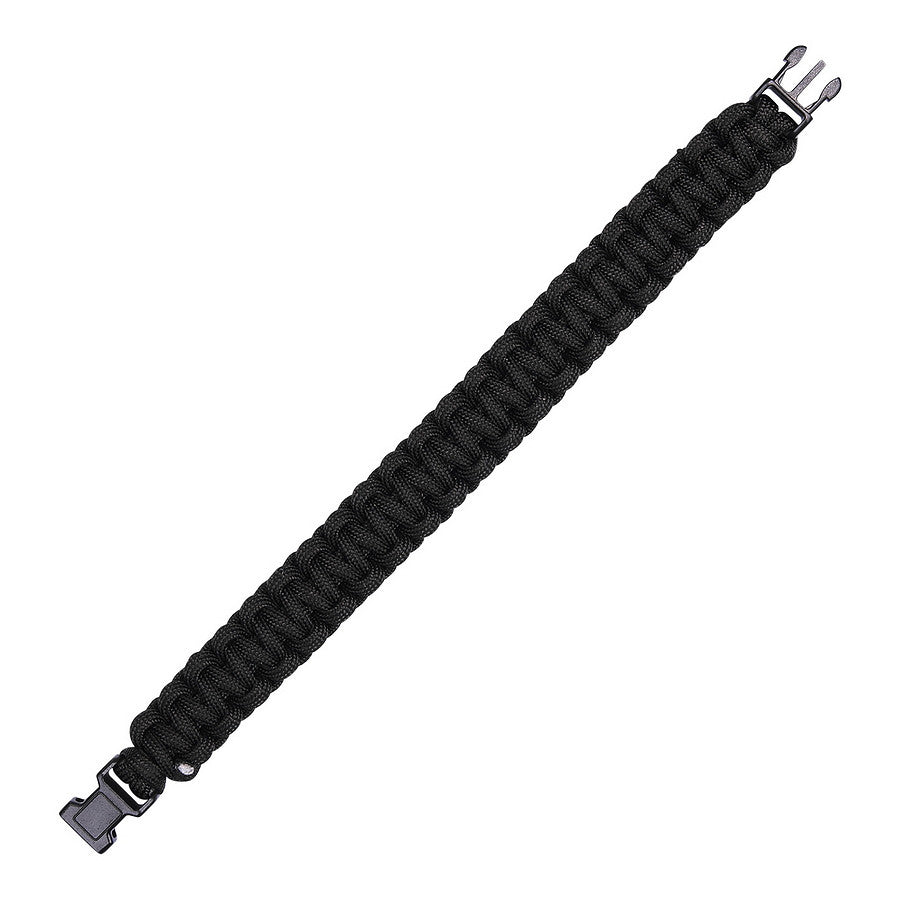 Brățară Paracord K2015 9 inch Negru - Echipamentul Tău Esențial de Supraviețuire