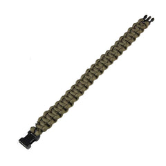 Brățară Paracord K2015 Verde - Echipamentul Tău de Urgență