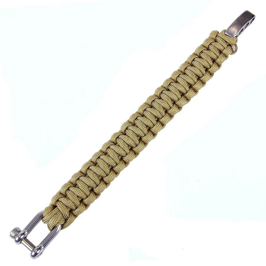 Brățară Paracord K2108A Coyote - Versatilitate Tactică la Îndemână
