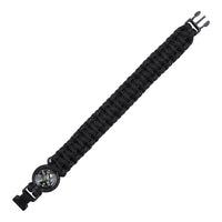 Brățară Paracord Kompas K2023 Negru Military-Shop - Echipament Esențial