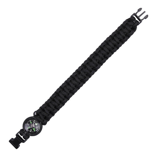 Brățară Paracord Kompas K2023 Negru Military-Shop - Echipament Esențial