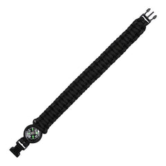 Brățară Paracord Kompas K2023 Negru - Pregătire Esențială