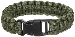 Brățară Paracord Oliv MFH - 100% Poliester, Închidere Click