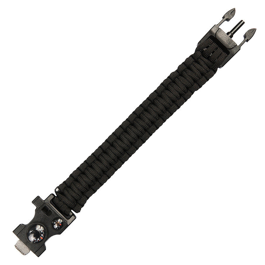 Brățară Survival Paracord Combi Buckle JYFPB02 Negru - Pregătire Totală