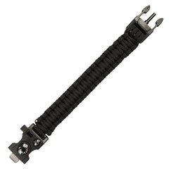 Brățară Survival Paracord Combi Buckle JYFPB02 Negru - Pregătire Totală