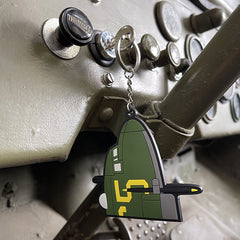 Breloc 3D PVC C-47 Skytrain #110 - Simbol al Rezistenței Aeriene