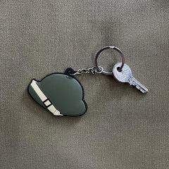 Breloc 3D PVC Cască Brodie WWII #117 - Păstrează Vie Istoria Militară
