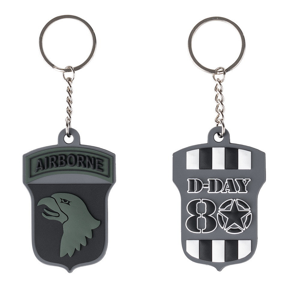 Breloc 3D PVC D-Day 80 Airborne Subdued Fostex - Simbol de Onoare și Rezistență