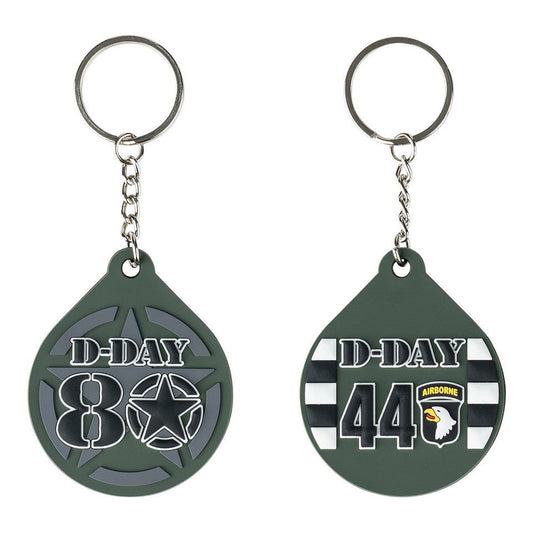 Breloc 3D PVC D-Day 80 Allied Star Fostex - Spiritul D-Day mereu cu Tine
