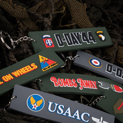 Breloc 3D PVC D-Day Airborne #140 Fostex - Afirmă-ți Moștenirea