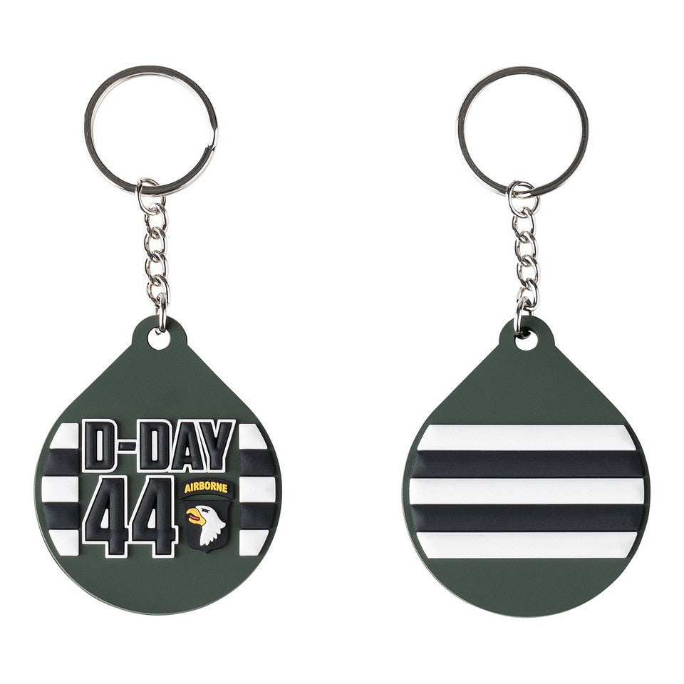 Breloc 3D PVC Invasion Stripes D-Day 44 Fostex - Spirit de Luptă Adevărat