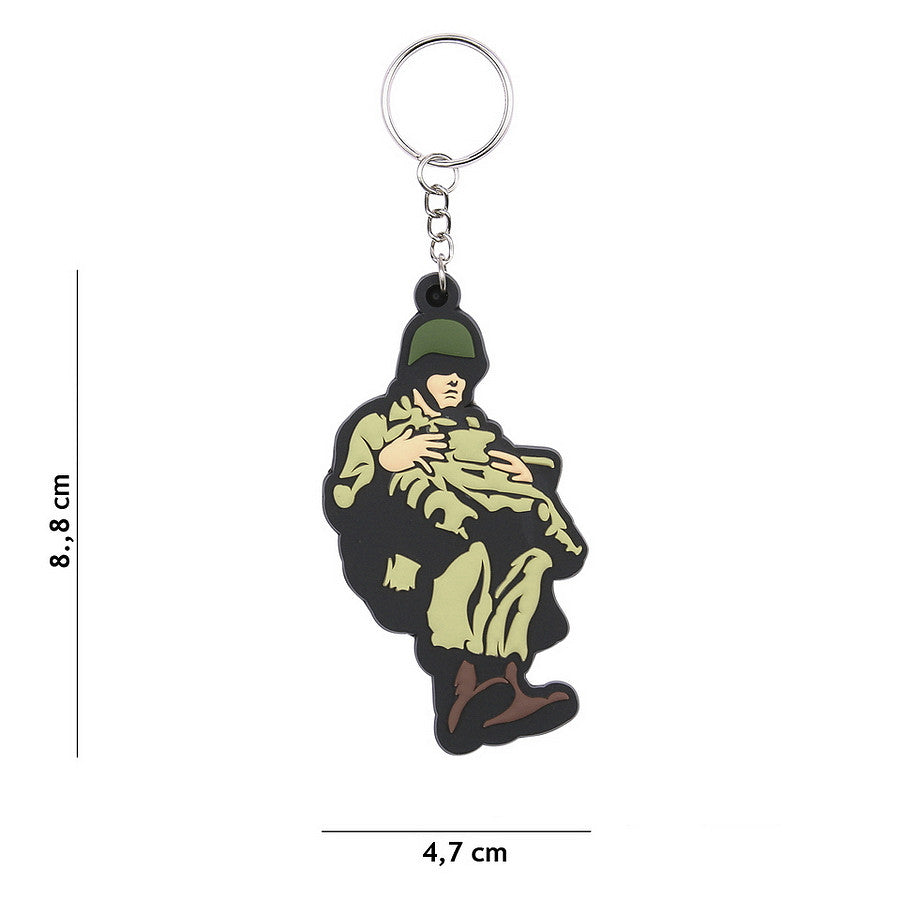 Breloc 3D PVC WWII Paratrooper #106 - Spiritul Eroilor la Îndemână