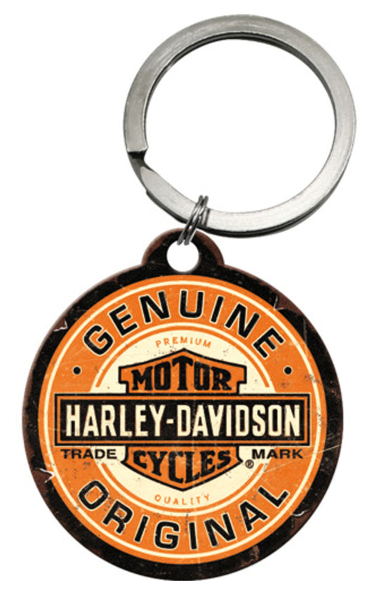 Breloc Chei Harley-Davidson Genuine - Oțel Inoxidabil, Epoxid