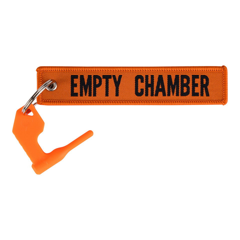Breloc de Siguranță Empty Chamber Portocaliu - Alertă Vizuală Crucială