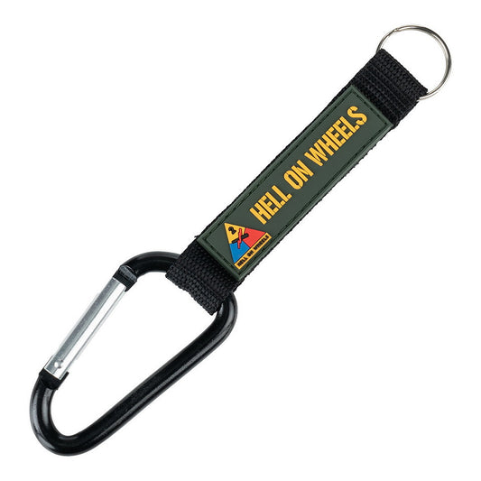 Breloc Karabiner Hell on Wheels #151 - Securitate Maximă pentru Chei