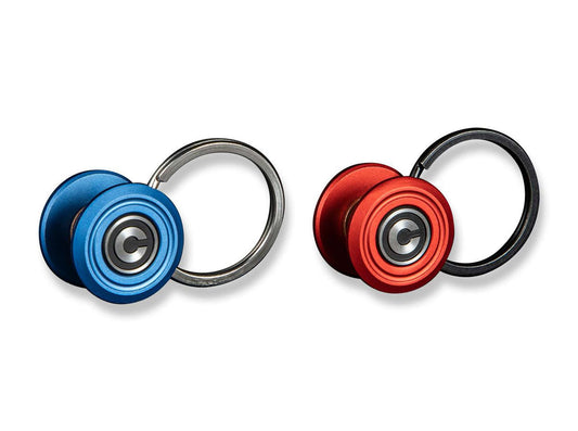 Breloc Key Coin Pocket Key Organizer Set Blue & Red CIVIVI- Organizator Chei, Aluminiu Durabil