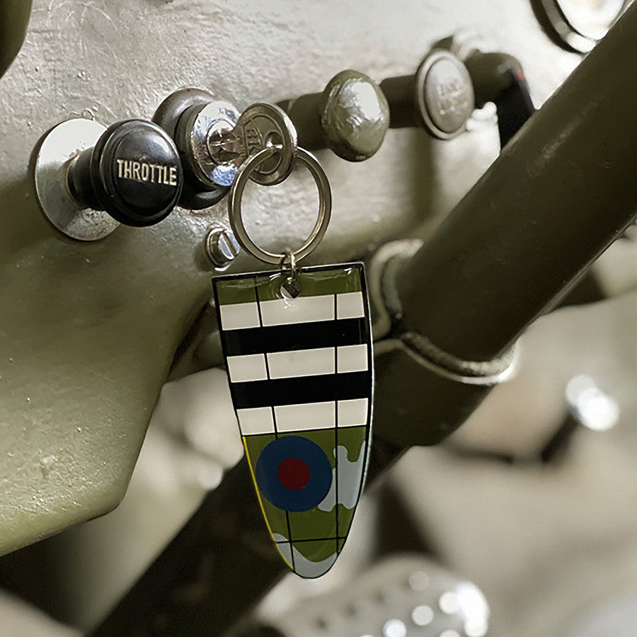 Breloc Metalic Spitfire Wing Metal #101 - Moștenire de Vânător Aerian