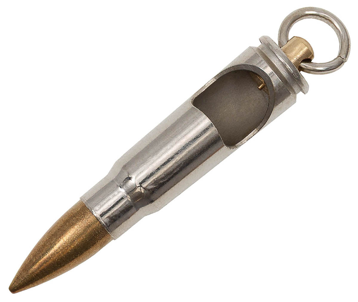 Breloc Patrona AK-47 cu Deschizător Argintiu MFH - Calibru 7.62x39, Lg 5.6cm