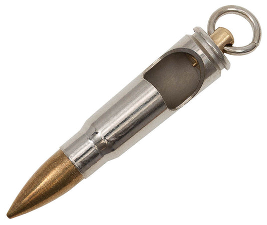 Breloc Patrona AK-47 cu Deschizător Argintiu MFH - Calibru 7.62x39, Lg 5.6cm
