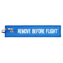 Breloc Remove Before Flight Albastru - Simbolul Pregătirii Constante