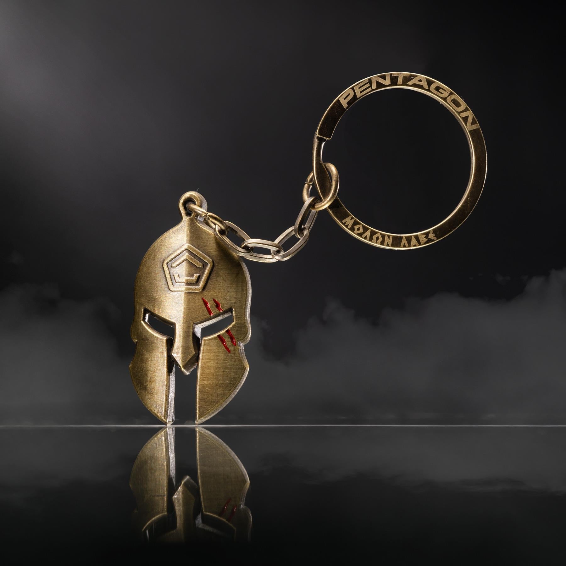 Breloc Spartan Keyring Pentagon