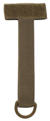 Breloc Suport chei MOLLE Coyote MFH - Panou loop, D-ring