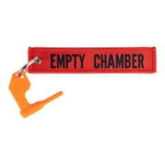 Breloc Tactic Empty Chamber cu Plug Roșu - Siguranță Vizuală Esențială