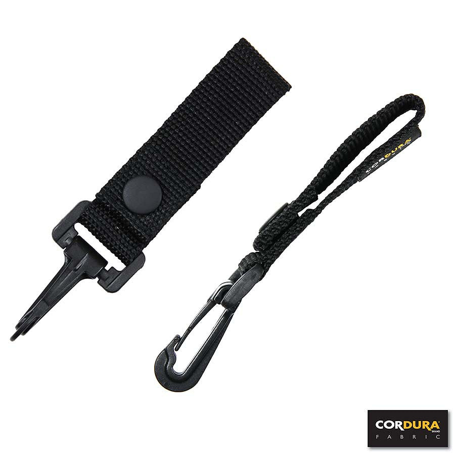 Breloc Tactic Keychain Cordura DP208 Negru - Sistem Avansat Retenție Chei