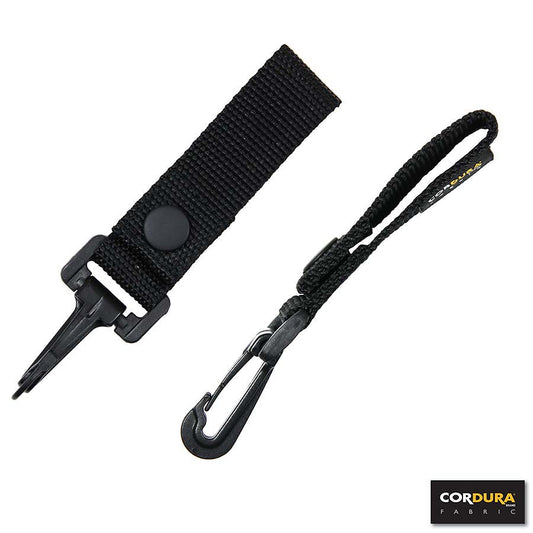 Breloc Tactic Keychain Cordura DP208 Negru - Sistem Avansat Retenție Chei