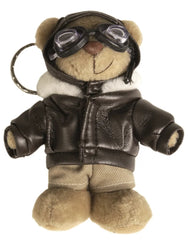Breloc „Teddy Pilot” – Ursuleț Aviator din Poliester, 11x9 cm