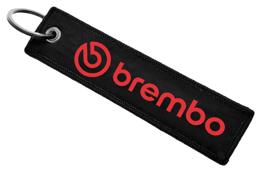 Breloc Textil Brembo - Fără Zgârieturi, Logo Brodat