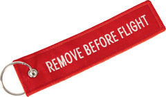 Breloc textil "Remove Before Flight" Louis - Fără zgârieturi