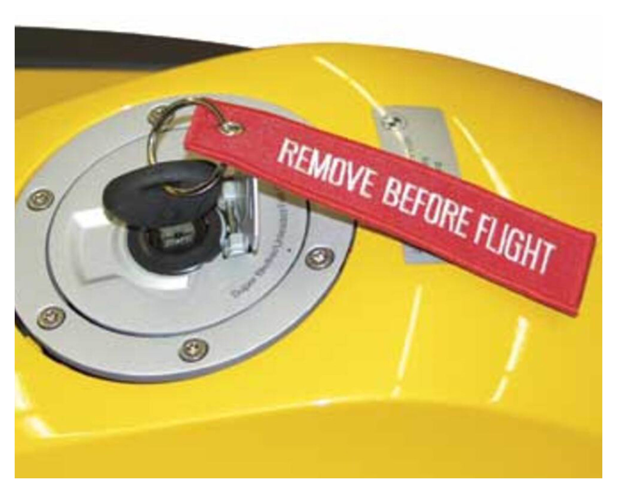 Breloc textil "Remove Before Flight" Louis - Fără zgârieturi