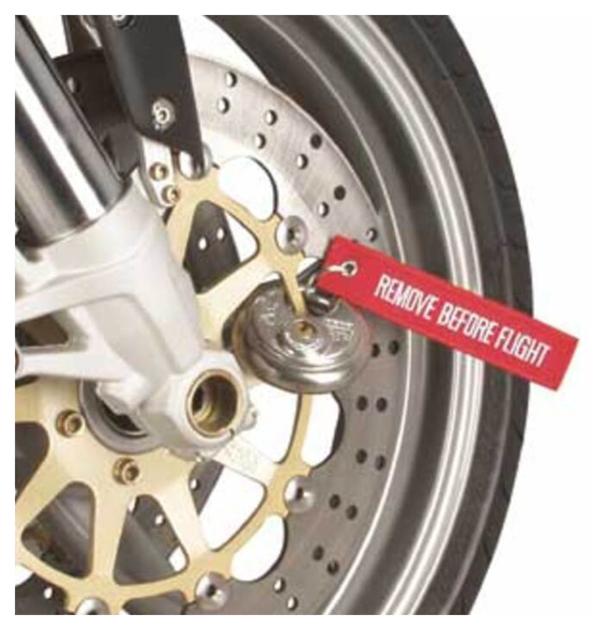Breloc textil "Remove Before Flight" Louis - Fără zgârieturi