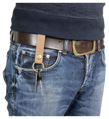 Breloc Vintage din Piele Louis - Accesorii Moto Stilate