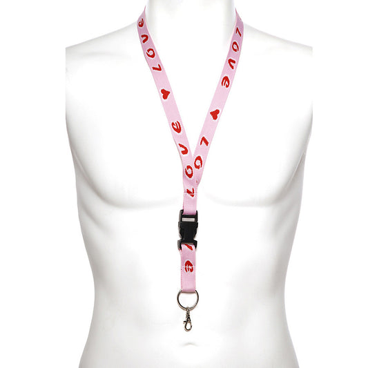 Bretea de Gât Neck-strap love Multi-Culoare - Echipament Sigur, Acces Rapid