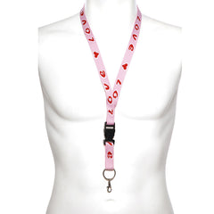 Bretea de Gât Neck-strap love Multi-Culoare - Echipament Sigur, Acces Rapid