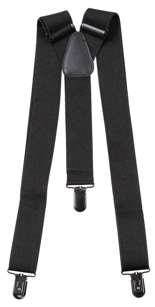 Bretele Negre MFH - Model Y, 3 Cleme Metalice