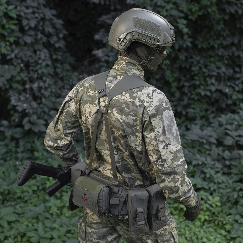Bretele Tactice M-Tac Laser Cut - Ranger Green