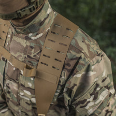 Bretele Tactice Sistem MOLLE M-Tac Laser Cut - Coyote
