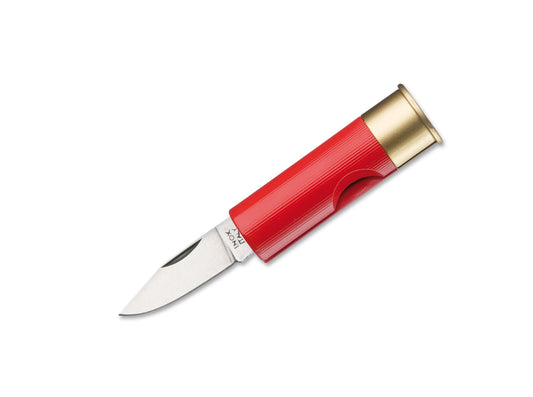 Briceag 12 Gauge Red Antonini- Design Cartus, Lama Inox