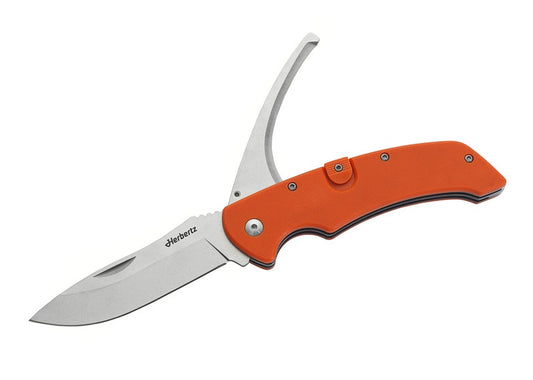 Briceag 2-teilig Orange Herbertz - Oțel 440 A, Blocare Backlock