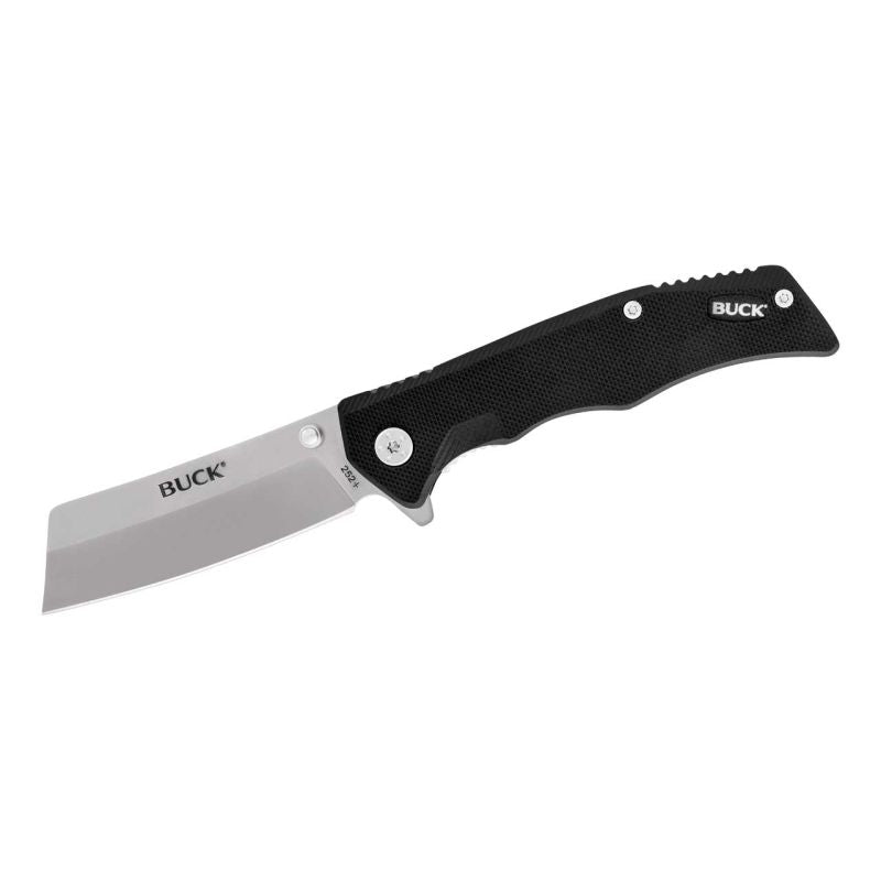 Briceag 252 TRUNK Negru Buck - 7Cr17MoV, Linerlock G-10