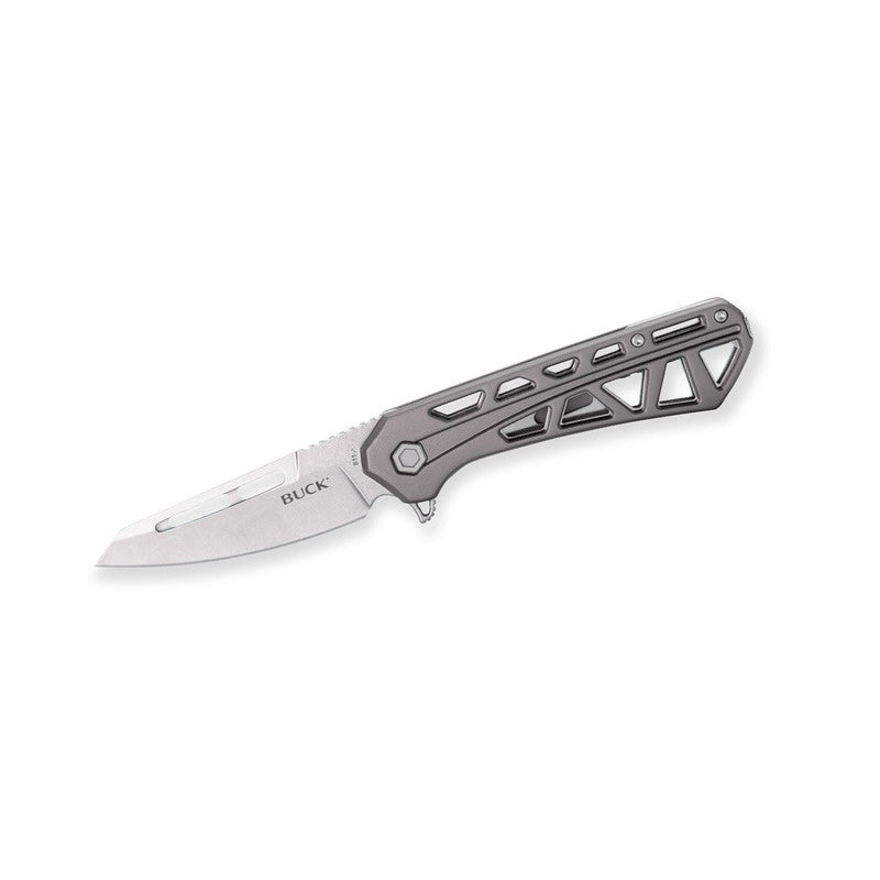 Briceag 811 TRACE OPS Gri Buck - 7Cr17, Mâner Ergonomic Aluminiu