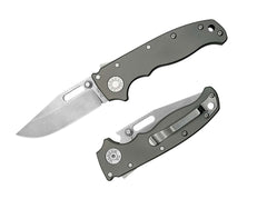 Briceag AD20.5 Clip Point 20CV Titanium Smooth Demko Knives- Robust, Fiabil