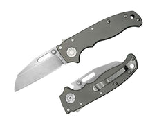 Briceag AD20.5 Shark Foot 20CV Titanium Smooth Demko Knives- Titan, Shark Lock