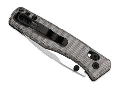 Briceag Aegis AEB-L Black Micarta Kizer- Cu penseta si scobitoare, Lama AEB-L