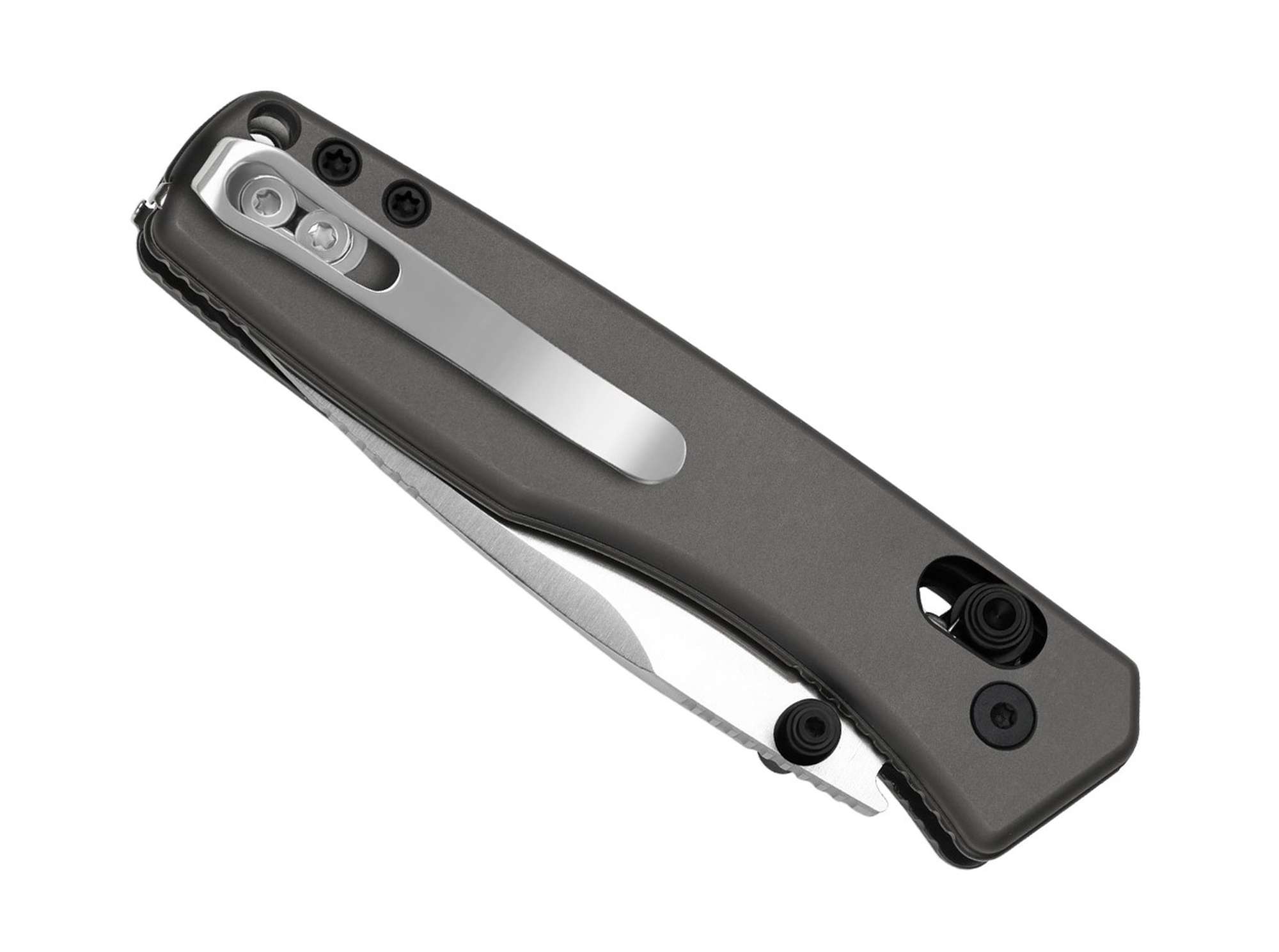 Briceag Aegis AEB-L Grey Aluminum Kizer- Mecanism Clutch Lock, Utilizare EDC